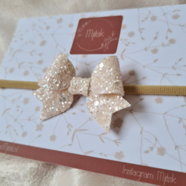 Haarbandje Strik Jolien - Cream White