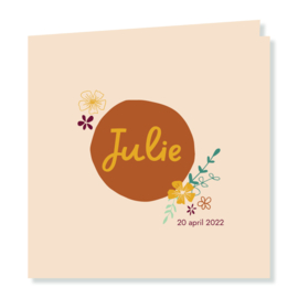 Geboortekaartje Julie