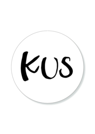 Stickers - kus  - met witte achtergrond