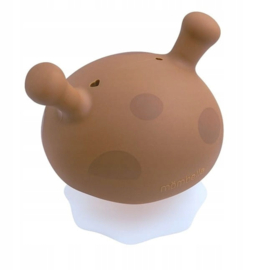 Mombella -  rustgevende mushroom bijtring – voor tandjes en kalmering- 3m+- Mocha Loca/ bruin