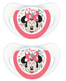 Tigex fopspen, 2 stuks, Disney baby- Minnie- roze