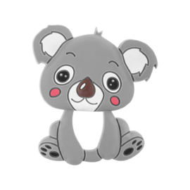 Akuku |  Koala beer |  siliconen bijtring  | hanger |  grijs