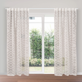 Markizeta Home Gilda Gordijn 250 x 260 cm -  Klaar gordijn met tunnel en verborgen lussen - wit-