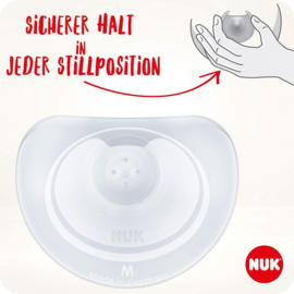 Nuk |  Tepelhoedje | 2 Pieces | Size M | Transparent |