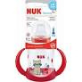 NUK Serenity Plus | overgangsbeker  met handvat 150ml | rood | 4+ maanden |