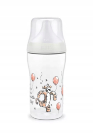 NUK Perfect Match Babyfles 260 ml – Siliconen Speen M – 3m+ – Disney Tijgertje
