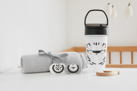 LOVI |  Drinkbekker | Salt&Pepper | wit- zwart