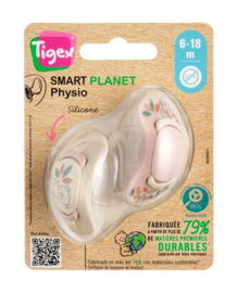 Tigex  | Smart Planet Physio | siliconen spenen  | 2 stuks | roze |