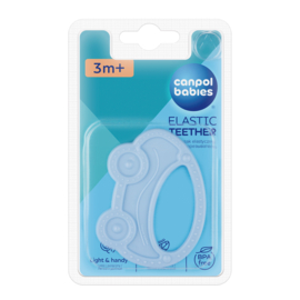Canpol Babies transparante elastische bijtring- 3m+