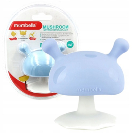 Mombella Bijtring Mushroom - blauw- 3m+