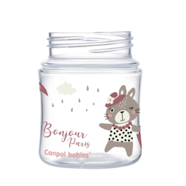 Canpol Babies BONJOUR PARIS (roze) Easy Start Anti-Koliek babyfles 0m+, 120 ml