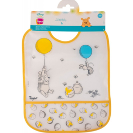 Tigex |  Waterdichte Slabbetje | Disney |  Winnie de Poeh |  transparent- geel |  6 m+