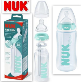 NUK First Choice |  Professionele Babyfles  | 0-6 maanden | 300 ml |