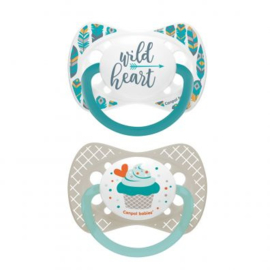 Canpol Wild heart fopspenen 2 st. set