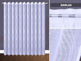 Markizeta Home Darla Gordijn 250 x 260 cm -  Klaar gordijn met tunnel en verborgen lussen - wit-