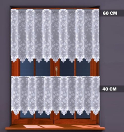 Jacquard vitrage 300x 60 cm - Gordijnen - Curtains - Jacquardgordijnen-