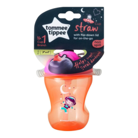 Tommee Tippee - Cup - Training Straw cup - girl- 230 ml- 7m+
