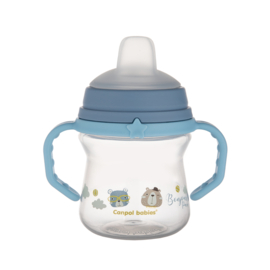 Canpol Babies | BONJOUR PARIS |   babybeker met siliconen tuit  | First Cup |  150ml | 6 m+