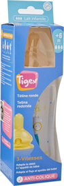 Tigex 3 Speeds fles | 6+ m | 300 ml | latex speen | anti-koliek