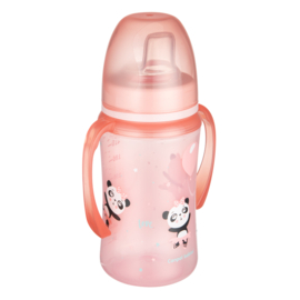 Canpol Babies  | EasyStart | Siliconen Trainingsbeker |  240ml | PP |  EXOTISCHE DIEREN |  roze