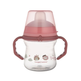 Canpol Babies | BONJOUR PARIS |   babybeker met siliconen tuit  | First Cup |  150ml | 6 m+