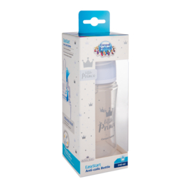 Canpol Babies | Little Prince |  Easy Start Anti-Koliek babyfles | blauw | 3m+ | 240ml |