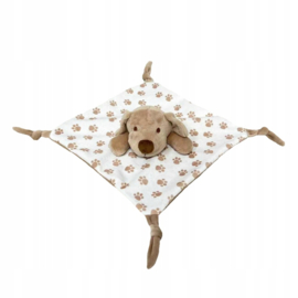 Knuffel Milus beige hondje 25x25 cm