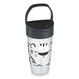 LOVI |  Drinkbekker | Salt&Pepper | wit- zwart