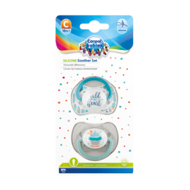 Canpol Wild heart fopspenen 2 st. set