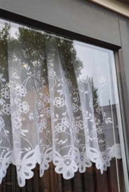 Jacquard vitrage 180x 60 cm - Gordijnen - Curtains - Jacquardgordijnen-