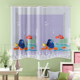 Wisan  jacquard vitrage Gordijn 200 x 160 cm Geschilderd jacquardgordijn  voor kinderen