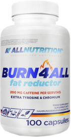 ALLNUTRITION | Burn4all fat reductor | 100 Capsules | Energy  |  Metabolism  | Fatburner |