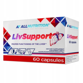 ALLNUTRITION|  LIVSUPPORT – Lever Supplement | 60 capsules | Ondersteuning & Detox voor Gezonde Leverfunctie |