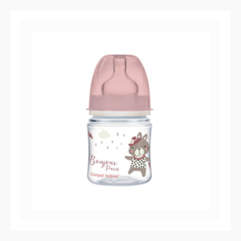 Canpol Babies BONJOUR PARIS (roze) Easy Start Anti-Koliek babyfles 0m+, 120 ml