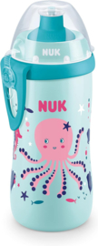 NUK |  Cup Drinking Bottle with Push-Pull Spout Chameleon Effect  | 300 ml  | 18 m+  |