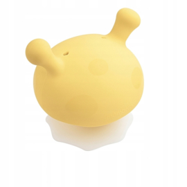 Mombella -  rustgevende mushroom bijtring – voor tandjes en kalmering- 3m+- Go Bananas/ geel
