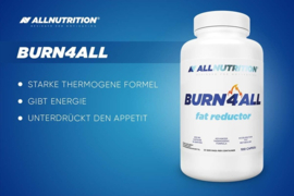 ALLNUTRITION | Burn4all fat reductor | 100 Capsules | Energy  |  Metabolism  | Fatburner |