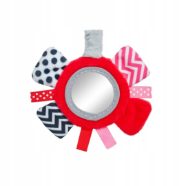 Canpol babies Interactive Spiraal to the Crib / Kinderwagen ZIGZAG rood 0m+ Rood