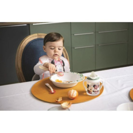 Tigex Babylepel -  warmtegevoelig, ideaal voor voeding - lange mouwen - afgeronde vorm, Minnie en Mickey Mouse, 2 stuks - 6m+ - beige/rood