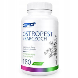 SFD | Mariadistel + Artisjok (Ostropest + karczoch)  – 180 capsules | Natuurlijk Supplement voor Leverreiniging & Spijsvertering |