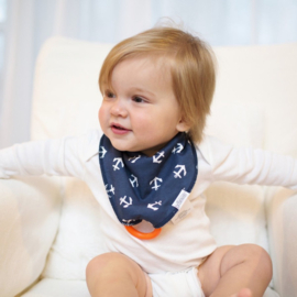 Dr Brown's - Slabetje Met Bijtring - Baby slabbetjes bandana stijl