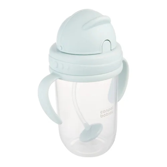 Canpol Baby |  Rietjesbeker met Handvaten | met Flip-top verzwaard rietje  | 270ml