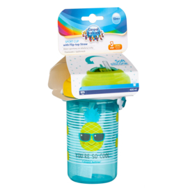 Canpol  Babies | bidon met opvouwbare siliconen buis | 400ml | So Cool | geel