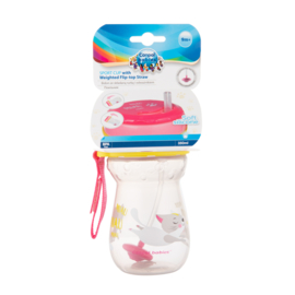 Canpol Baby |  Sport Cup |  met Flip-top verzwaard rietje  | 350ml