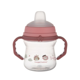 Canpol Babies | BONJOUR PARIS |   babybeker met siliconen tuit  | First Cup |  150ml | 6 m+