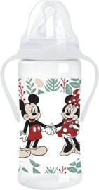Tigex Vrijstaand + flesje | + 6 maanden | 360 ml | siliconen fopspeen | anti-koliek | BPA-vrij | Disney Mickey & Minnie Mouse