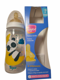 Tigex 3 Speeds fles | 6+ m | 300 ml | latex speen | anti-koliek