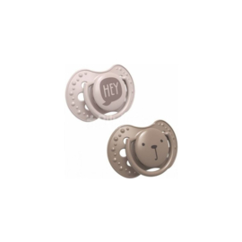 Lovi |  Hey |  girl |  fopspenen 2 st. set | roze-bruin |