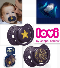 Lovi Stardust fopspenen 2 st. set- violet