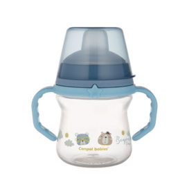 Canpol Babies | BONJOUR PARIS |   babybeker met siliconen tuit  | First Cup |  150ml | 6 m+